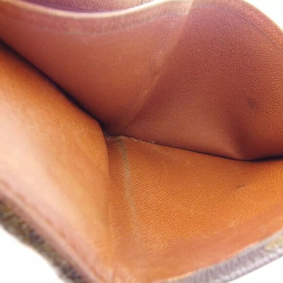 Louis Vuitton W hook purse Monogram beige Monogram canvas Authentic used T10540 - Picture 6 of 9